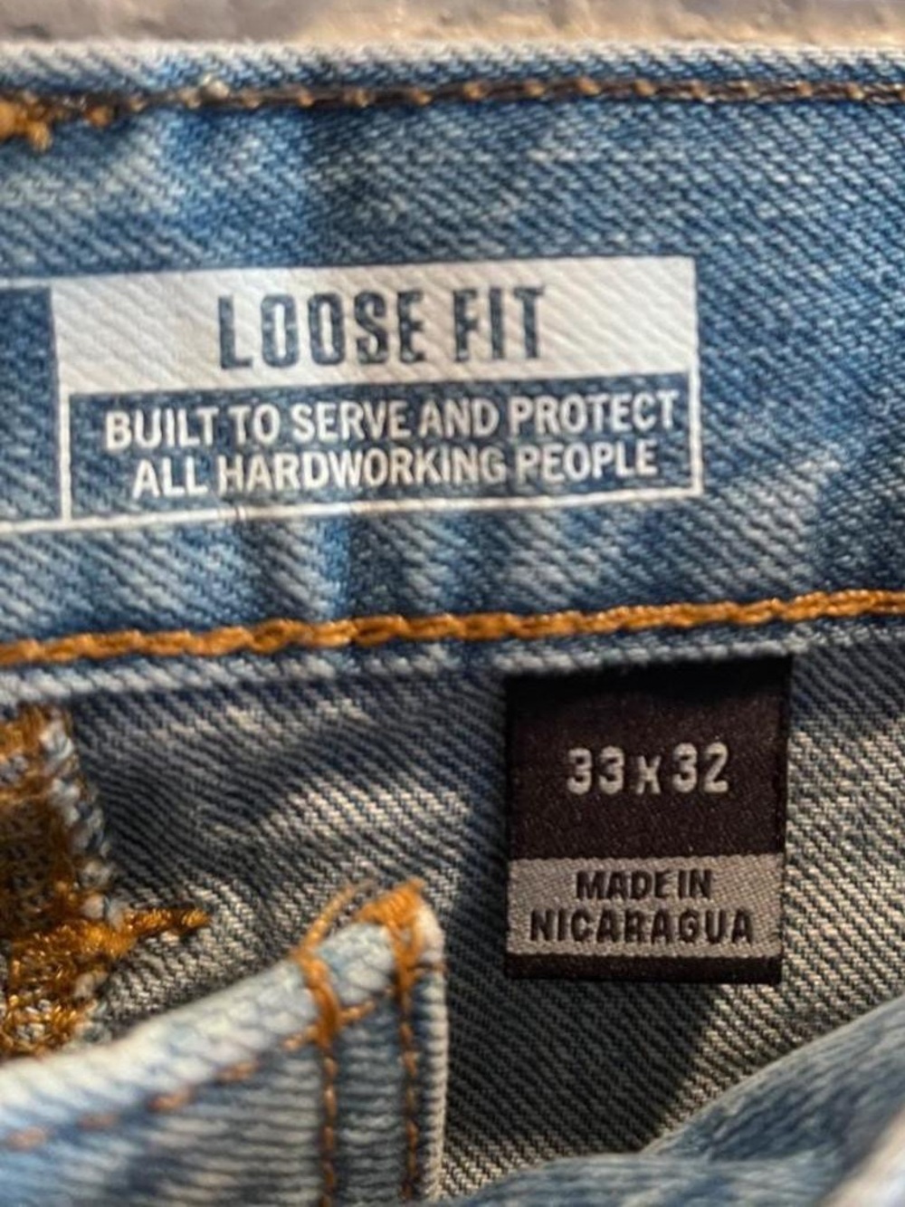 Carhartt blue denim jeans - Loose Fit 33x32 - Picture 9 of 9